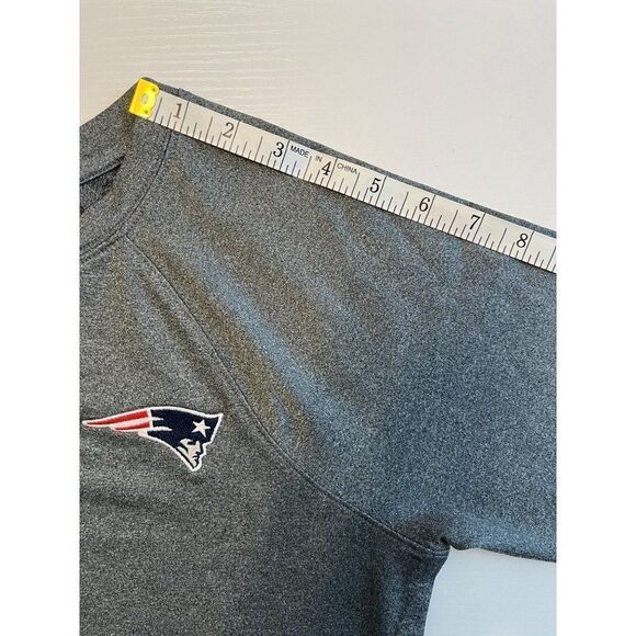 Cutter & Buk Grey Small New England Patriots Woman's Long sleeve T-Shirt - Picture 5 of 9
